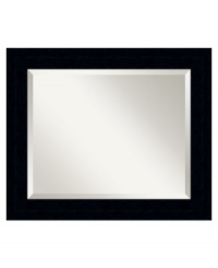 Framed in New York's favorite fashion hue, the Tribeca wall mirror has a sleek, urban look that's perpetually in vogue. Beveled glass meets the chunky wood frame for perfectly streamlined style. Framed in New York's favorite fashion hue, the Tribeca wall mirror has a sleek, urban look that's perpetually in vogue. Beveled glass meets the chunky wood frame for perfectly streamlined style.