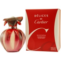 Cartier Delices De Cartier Eau-de-Parfume Spray, 3.3-Ounce Cartier Delices De Cartier Eau-de-Parfume Spray, 3.3-Ounce