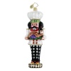Give the family gourmand this whimsical ornament for their tree-the nutcracker holds a holiday turkey.