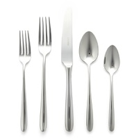 Crafted of gleaming silver plate in graceful, versatile silhouettes, Couzon's Fusain/Avignon flatware adds a refined element to any table.