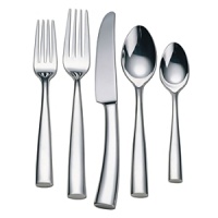 Silhouette Satin by Couzon reflects the best in French design and quality. Sleek and modern, with a brushed steel matte finish and polished ends for comfortable dining Silhouette Satin by Couzon reflects the best in French design and quality. Sleek and modern, with a brushed steel matte finish and polished ends for comfortable dining