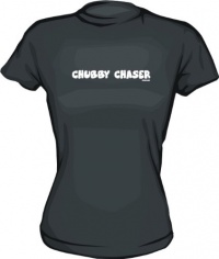 Chubby Chaser Women's Tee Shirt Large-Red-Regular Fit Chubby Chaser Women's Tee Shirt Large-Red-Regular Fit