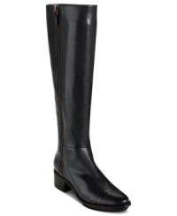 A tall style with so much to offer. Cole Haan's Hollis riding boots feature a fully-padded sock lining and concealed Nike AIR technology for ultimate comfort. A tall style with so much to offer. Cole Haan's Hollis riding boots feature a fully-padded sock lining and concealed Nike AIR technology for ultimate comfort.