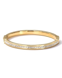 The right accessories add polish. Slip Michael Kors' crystal-dusted bangle on your wrist to give every look an eye-catching dimension. The right accessories add polish. Slip Michael Kors' crystal-dusted bangle on your wrist to give every look an eye-catching dimension.