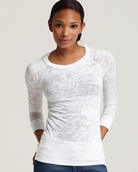 Burnout treatment adds interest to this long sleeve tee from ALTERNATIVE. Team the crew neck style with...everything! Burnout treatment adds interest to this long sleeve tee from ALTERNATIVE. Team the crew neck style with...everything!