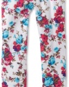 Amy Byer Girls 7-16 Print Skinny Leg Pant, Multi, 12