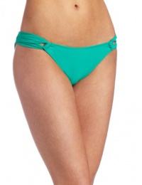 Shoshanna Women's Jade Loop Brief, Jade Solid, Large Shoshanna Women's Jade Loop Brief, Jade Solid, Large