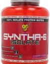 BSN Syntha-6 Isolate, Strawberry Milkshake, 4 Pound