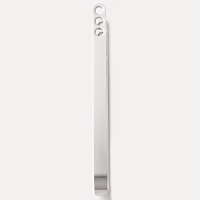 Stainless steel ice tongs designed by Arne Jacobsen as part of the Cylinda Line. Made in Denmark. Stainless steel ice tongs designed by Arne Jacobsen as part of the Cylinda Line. Made in Denmark.