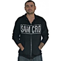 Sons of Anarchy SAMCRO Boxed Reaper Men's Full Zip Hoodie Sons of Anarchy SAMCRO Boxed Reaper Men's Full Zip Hoodie