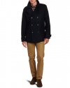 Calvin Klein Sportswear Men's Melton Wool Basic Peacoat