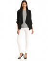 Calvin Klein Women's Roll Sleeve Jacket