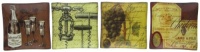 Certified International Vintage Wine Glass 6-Inch Canape Plates, Set of 4 Certified International Vintage Wine Glass 6-Inch Canape Plates, Set of 4