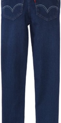 Levi's Girls 7-16 535 Denim Legging, Blue Charm, 14 Regular