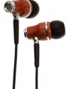 Symphonized NRG Premium Genuine Wood In-ear Noise-isolating Headphones with Mic (Black)