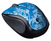 Logitech V220 Cordless Optical Mouse for Notebooks (Blue Flourish) Logitech V220 Cordless Optical Mouse for Notebooks (Blue Flourish)