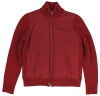 Lauren Ralph Lauren Women's Quilted Wool Full Zip Jacket (Heritage Red)