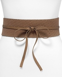 Finish flouncy dresses and pleated skirts with this stunning Eileen Fisher belt. Finish flouncy dresses and pleated skirts with this stunning Eileen Fisher belt.