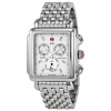 Michele Deco XL Diamond Chronograph Mother of Pearl Stainless Steel Ladies Watch MWW06Z000012