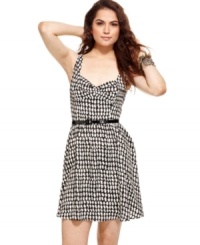 A playful print in a classic pallette lends the perfect ratio of sophistication and spunk to this a-line dress from American Rag! A playful print in a classic pallette lends the perfect ratio of sophistication and spunk to this a-line dress from American Rag!