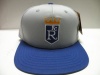 MLB Kansas City Royals Retro Gray Royal 2 Tone Snapback Cap Old School