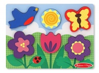 Melissa & Doug Chunky Scene - Flower Garden