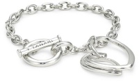 T Tahari Silver Tone Heart Charm Bracelet T Tahari Silver Tone Heart Charm Bracelet