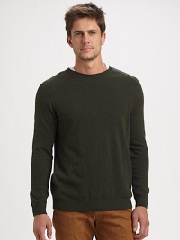 Ideal for weekend wear, this crewneck pullover sweater is effortlessly shaped in a luxurious wool blend, for long lasting style and comfort.CrewneckRibbed knit collar, cuffs and hem40% wool/30% viscose/20% polyamide/10% cashmereHand washImported