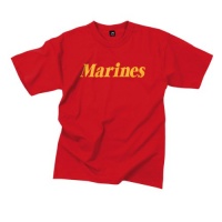 60163 RED ''MARINES'' T-SHIRT SMALL - 3 XL 60163 RED ''MARINES'' T-SHIRT SMALL - 3 XL