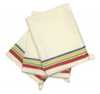 Aunt Martha's 18-Inch by 28-Inch Package of 3 Vintage Dish Towels, Multi Striped Aunt Martha's 18-Inch by 28-Inch Package of 3 Vintage Dish Towels, Multi Striped