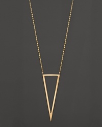 Lana captures modern simplicity with this 14K gold pendant necklace.