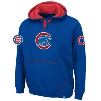 MLB Chicago Cubs True Leader Hooded Fleece Jacket, Royal/Red MLB Chicago Cubs True Leader Hooded Fleece Jacket, Royal/Red