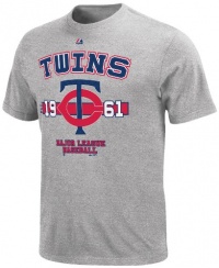 MLB Mens Minnesota Twins Opening Series Short Sleeve Basic Tee By Majestic MLB Mens Minnesota Twins Opening Series Short Sleeve Basic Tee By Majestic