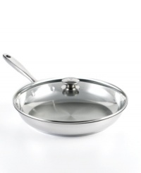 Take your culinary cues from Wolfgang Puck, one of the world's top chefs. The spectacular omelette pan is perfect for everyday and gourmet cooking, crafted in beautiful, polished 18/10 stainless steel with an encapsulated aluminum core to help conduct heat. Limited lifetime warranty. Take your culinary cues from Wolfgang Puck, one of the world's top chefs. The spectacular omelette pan is perfect for everyday and gourmet cooking, crafted in beautiful, polished 18/10 stainless steel with an encapsulated aluminum core to help conduct heat. Limited lifetime warranty.