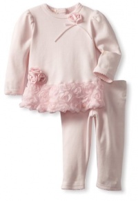 Biscotti Baby-Girls Long Sleeve Top And Pant, Pink, New Born Biscotti Baby-Girls Long Sleeve Top And Pant, Pink, New Born