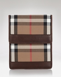 Hide your tablet in this protective sheath for a handsome and iconic everyday accent.