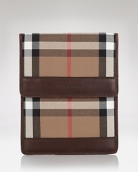 Hide your tablet in this protective sheath for a handsome and iconic everyday accent. Hide your tablet in this protective sheath for a handsome and iconic everyday accent.