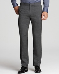 A modern design that translates easily from day to night. Mini-houndstooth with a slim, tailored fit. From Theory. A modern design that translates easily from day to night. Mini-houndstooth with a slim, tailored fit. From Theory.