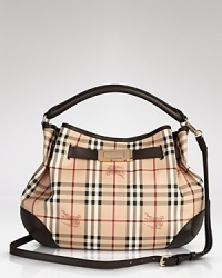 Chic and classic, Burberry's signature checked hobo is always in style.