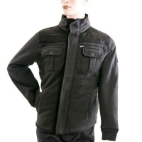 Calvin Klein Men's Solid Heavyweight Fleece Jacket, Black, Medium Calvin Klein Men's Solid Heavyweight Fleece Jacket, Black, Medium