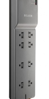 Belkin 8-Outlet Home/Office Surge Protector with Phone/Coaxial Protection and Extended Cord Belkin 8-Outlet Home/Office Surge Protector with Phone/Coaxial Protection and Extended Cord