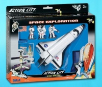 Daron Worldwide Trading Inc. Space Shuttle with Stand 3 Astronauts, American Flag and Kennedy Space Center Sign Daron Worldwide Trading Inc. Space Shuttle with Stand 3 Astronauts, American Flag and Kennedy Space Center Sign