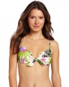 Nanette Lepore Women's Waikiki Reef Diva Bikini Top, Ivory, Small