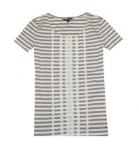 Tommy Hilfiger Women Elegant Front Lace Scoopneck Classic Fit Top Tommy Hilfiger Women Elegant Front Lace Scoopneck Classic Fit Top
