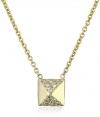 Zoe Chicco Spikes 14k White Diamond Spike Necklace