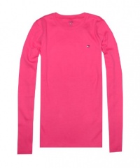 Tommy Hilfiger Women Long Sleeve Crewneck Logo T-shirt Tommy Hilfiger Women Long Sleeve Crewneck Logo T-shirt