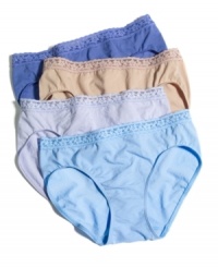 Seamless with a bit of stretch, the Comfort Revolution hipster by Bali offers low-rise comfort with a pretty, lace waistband. Style #2651 Seamless with a bit of stretch, the Comfort Revolution hipster by Bali offers low-rise comfort with a pretty, lace waistband. Style #2651