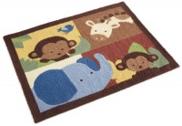 Kids Line Jungle 123 Rug, Brown Kids Line Jungle 123 Rug, Brown