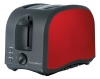 Continental Electric 2-Slice Metallic Red Toaster