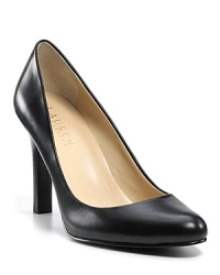 In classic brown or black, these timeless pumps from Lauren Ralph Lauren are a sophisticated staple that never go out of style. In classic brown or black, these timeless pumps from Lauren Ralph Lauren are a sophisticated staple that never go out of style.